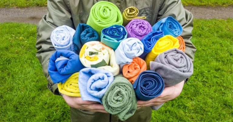 Les meilleures serviettes de voyage pliables