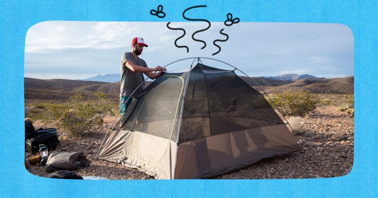 Comment nettoyer une tente de camping malodorante